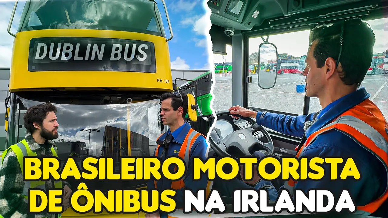 COMO É SER MOTORISTA DE ÔNIBUS NA IRLANDA (DUBLIN BUS)