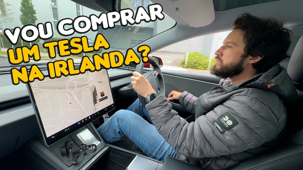 PRIMEIRA VEZ DIRIGINDO UM TESLA: Minhas Impressões