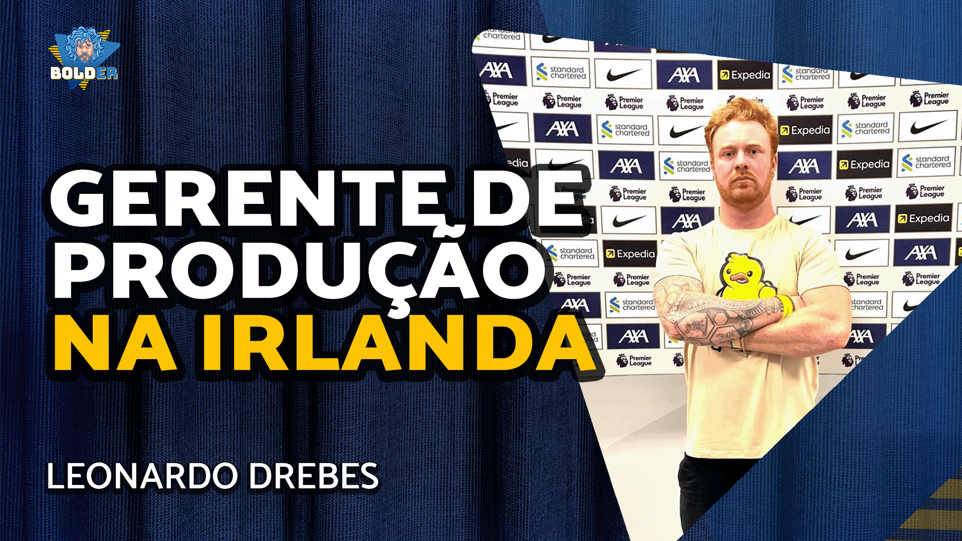 GERENTE DE PRODUÇÃO NA IRLANDA – Leonardo Drebes | Bolder Podcast 395