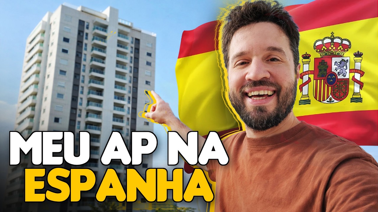 TOUR NO MEU APARTAMENTO NA ESPANHA (Gandia)