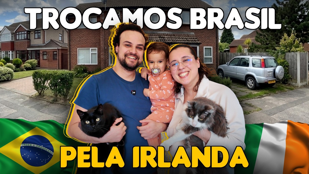 MUDAMOS EM FAMÍLIA PRA IRLANDA! COM BEBÊ E DOIS GATOS