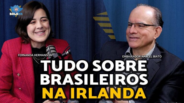 Marcel Biato e Fernanda Hermanson no Bolder Podcast
