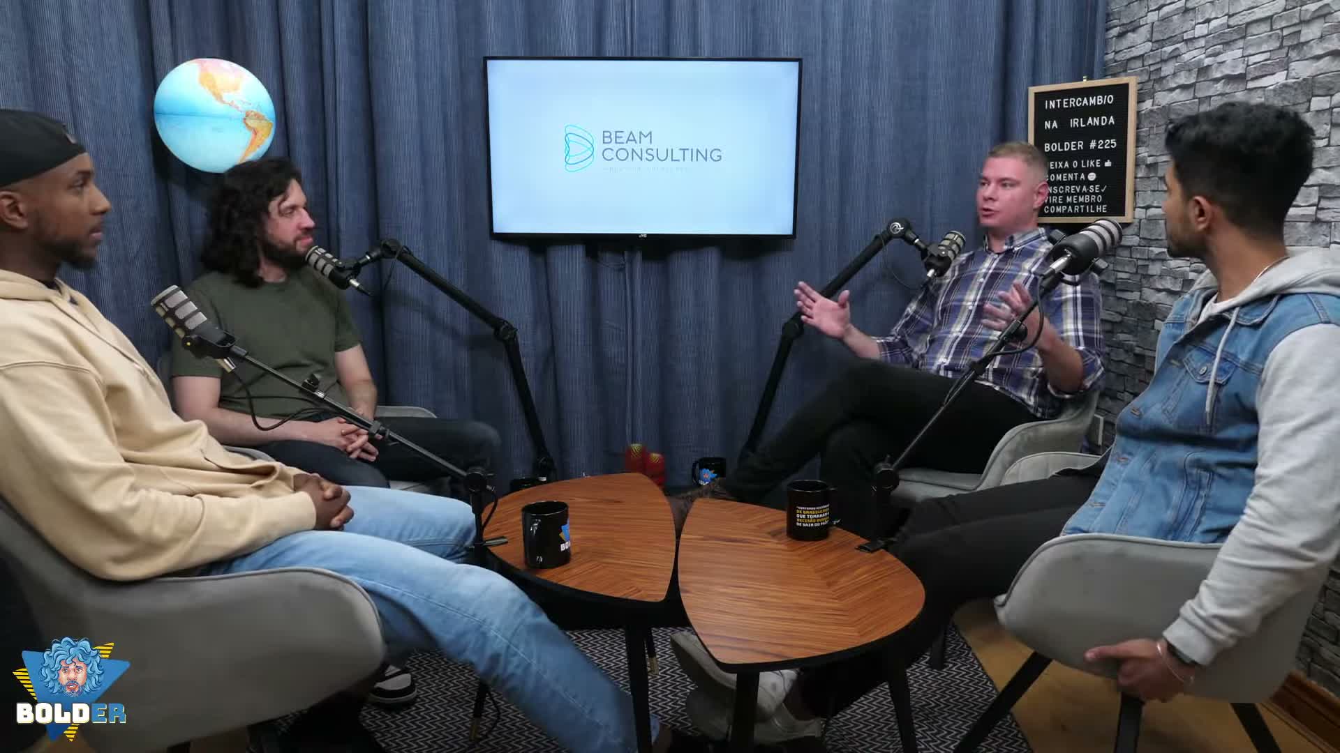 Bolder e convidados conversam sobre intercâmbio na Irlanda