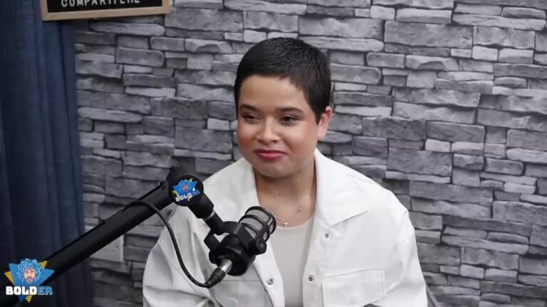 Laís Basílio durante entrevista no Bolder Podcast