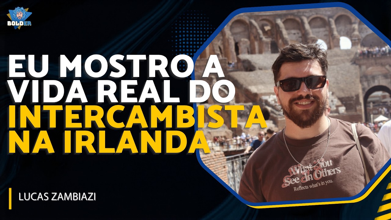 Criador de conteúdo e estudante de inglês na Irlanda: a história de Lucas Zambiazi