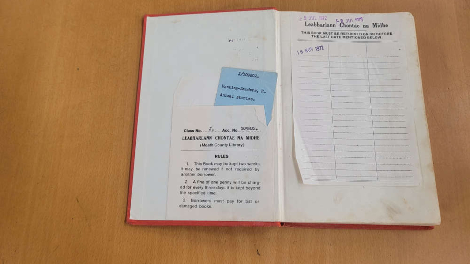 Livro infantil é devolvido à biblioteca de Meath com atraso de 53 anos