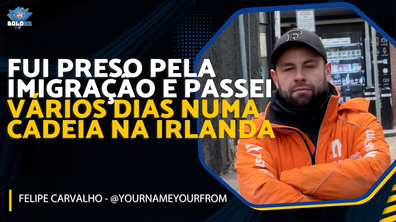 Brasileiro preso na Irlanda por questão migratória relata 20 dias na cadeia