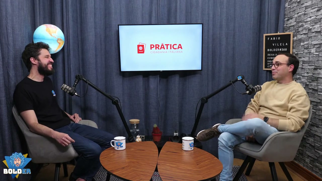 Bolder conversa com o pastor Fábio Vilela no estúdio do Bolder Podcast