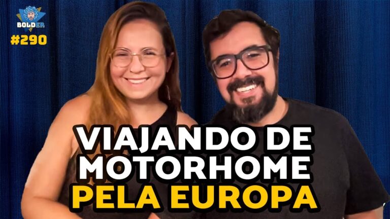 Gabriel e Layane do Eles Tão Viajando no Bolder Podcast