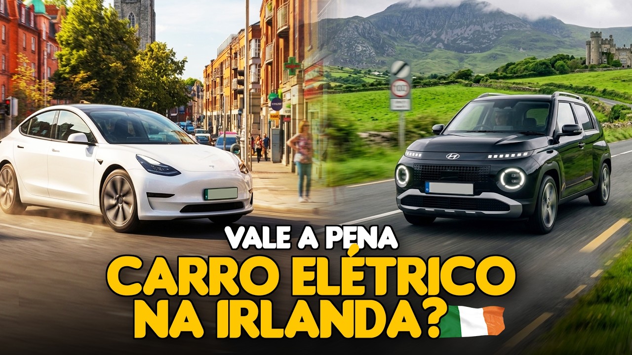 Carro elétrico na Irlanda vale a pena? Custos, autonomia e recarga