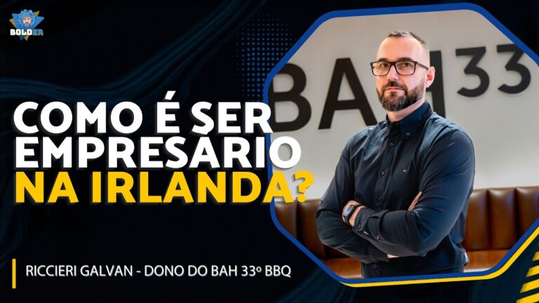 Riccieri Galvan fala sobre a churrascaria brasileira Bah33 na Irlanda